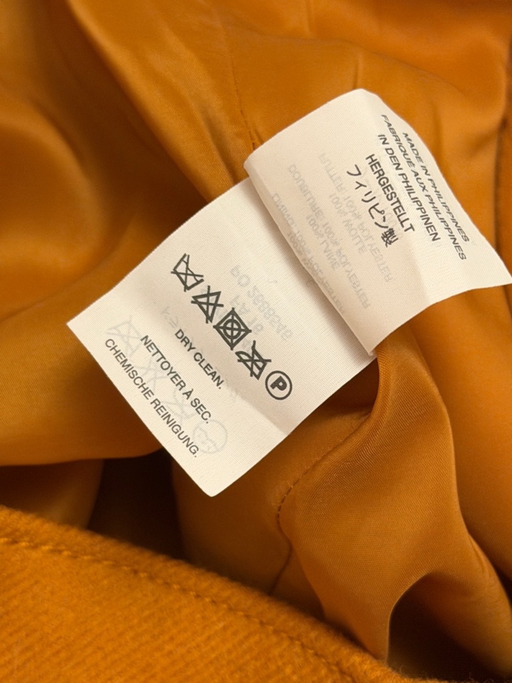 J. Crew A-Line Wool Skirt with Decorative Buttons - Mustard - Picture 7 of 9